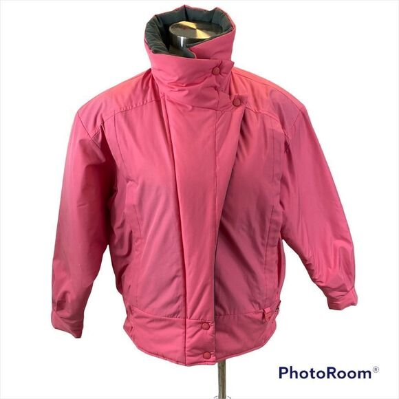 Vintage SKYR Brand Ladies Pink‎ and Grey Ski Jacket Size 10 - Picture 2 of 15